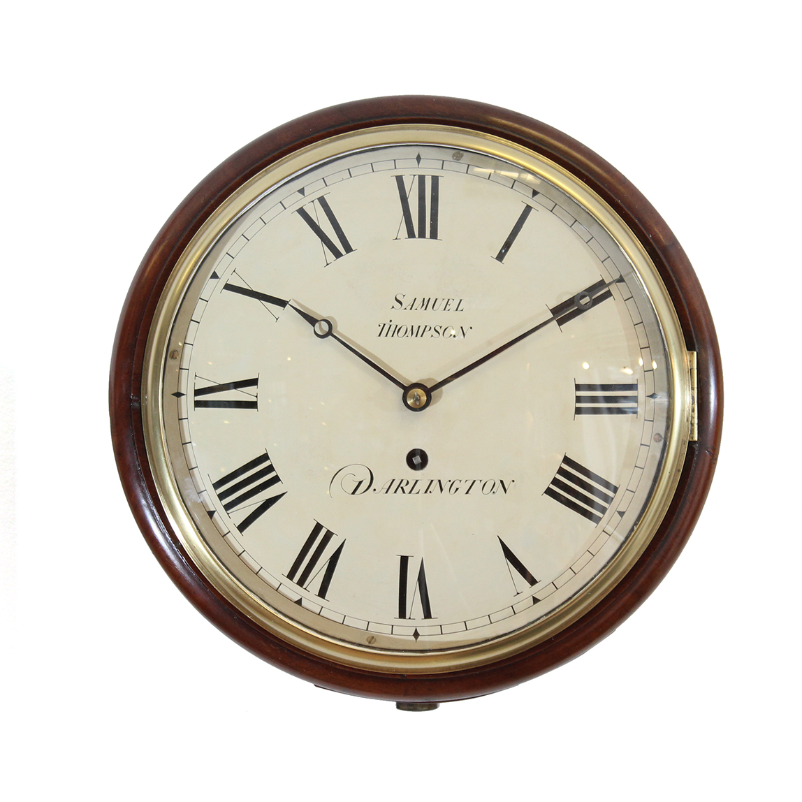 Passing Strike dial clock, Samuel Thompson of Darlington - Carlton Clocks