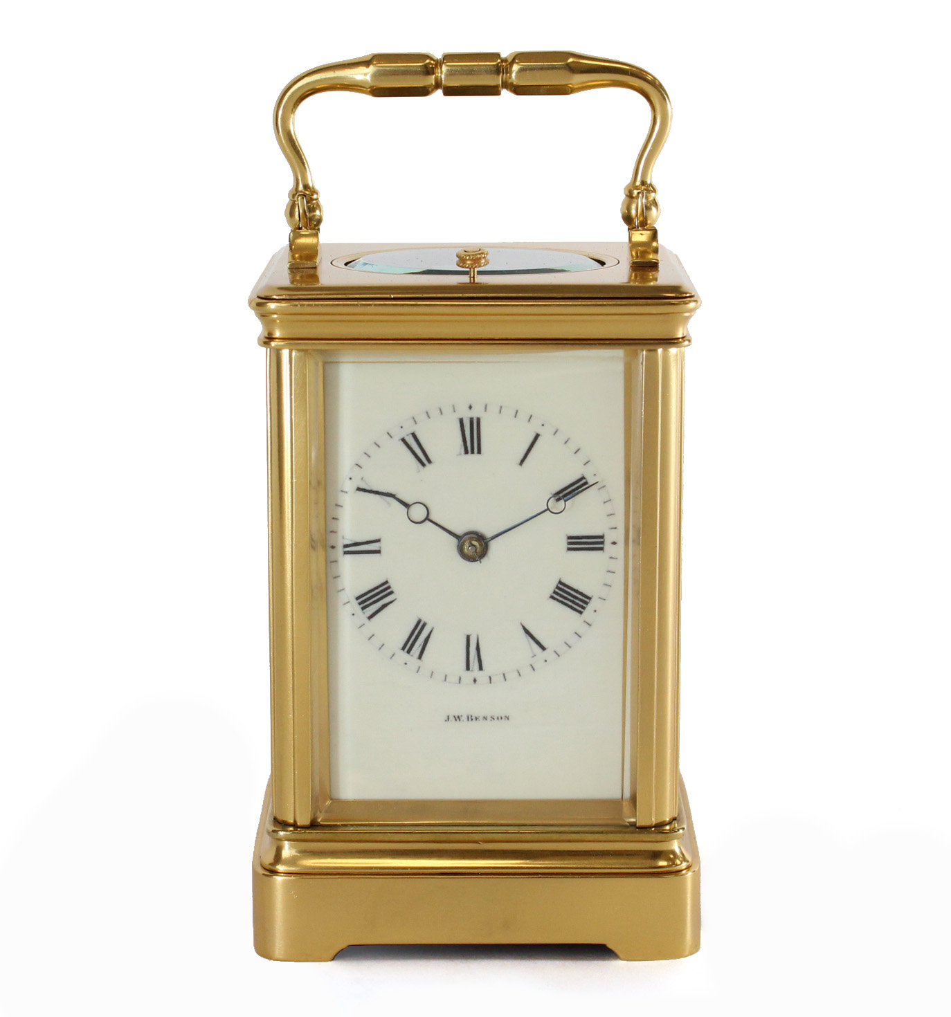 Striking repeating carriage clock by Drocourt - Carlton Clocks