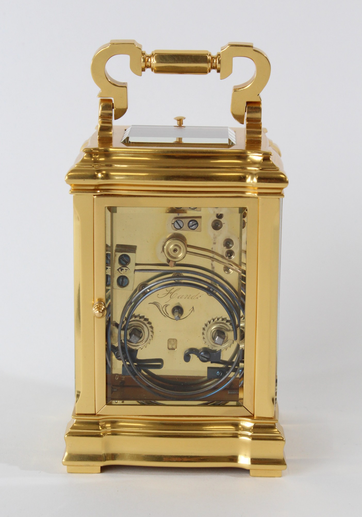 Henri Jacot striking repeating carriage clock - Carlton Clocks