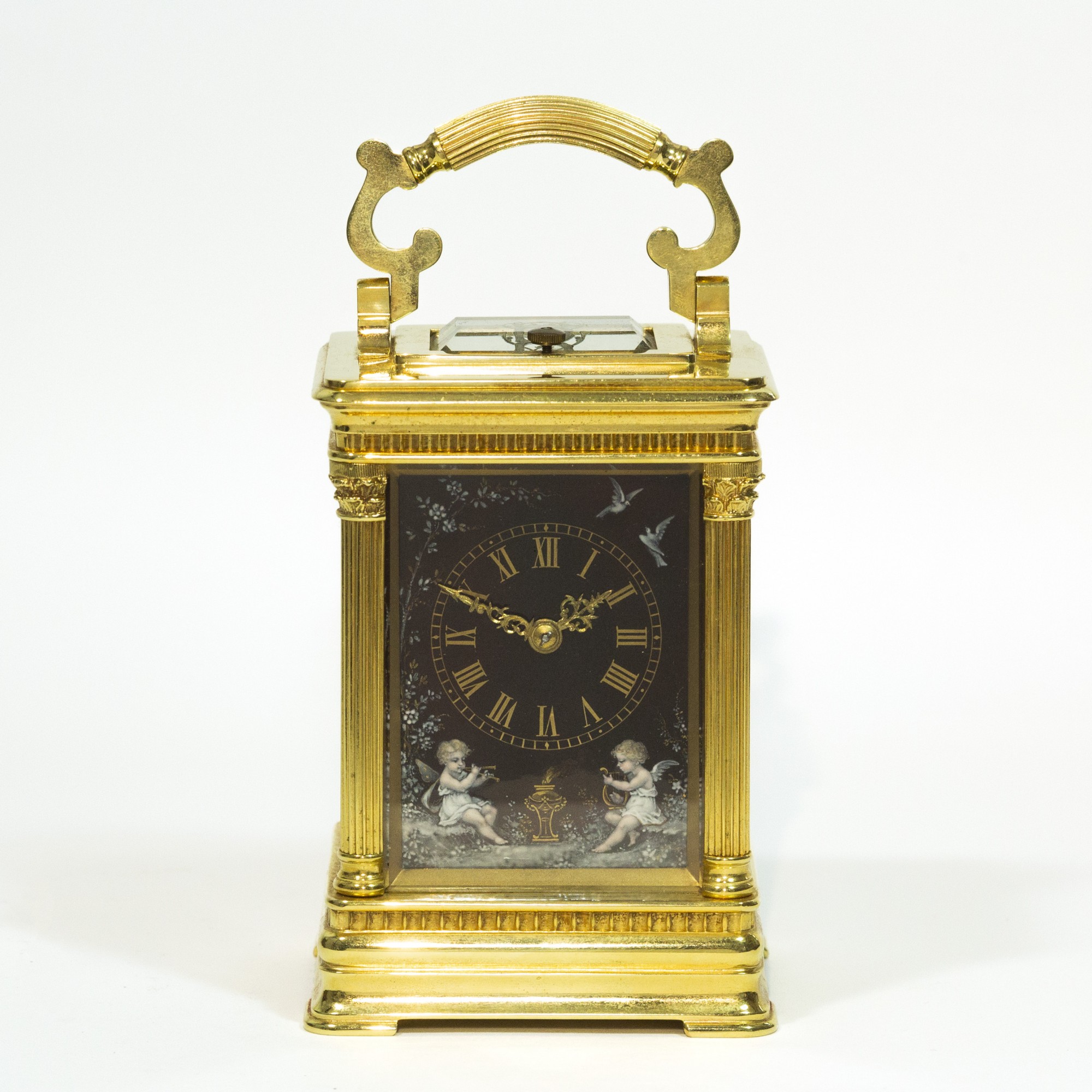 Limoges enamel Petite sonnerie Carriage Clock - Carlton Clocks